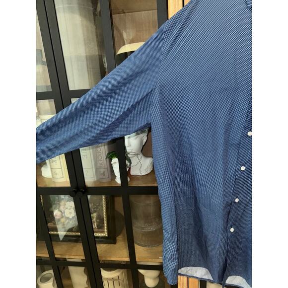 Ralph Lauren Purple Label Philip Long-Sleeve Sport Shirt performance navy XL - Picture 4 of 7